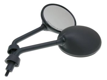mirror set short version black M8 right-hand thread for Vespa GTS, GTV, LXV, LX, S, Primavera, Sprint