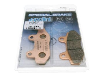 brake pads Polini sintered for Keeway, Kymco, Peugeot, TGB