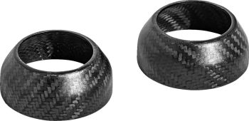 COVER FORK CARBON FIBER 39MM MATTE
