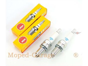 Spark plug set NGK DCPR8E for Harley Dyna FXD Road King Softail V-Rod