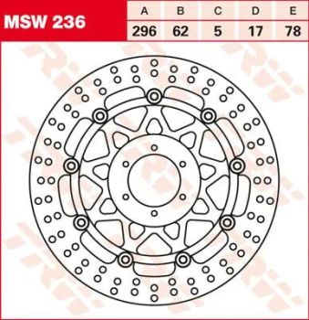ROTOR TRW MSW236