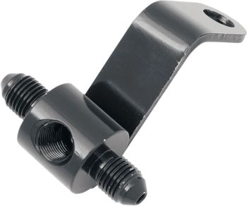 BRK TEE 3/8X24M NPT1/8F BK