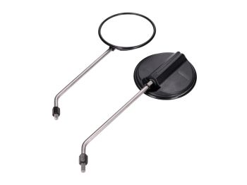 mirror set M8 thread round shape 120mm for Simson S50, S51, S53, S70, S83, SR50, SR80, KR51/2