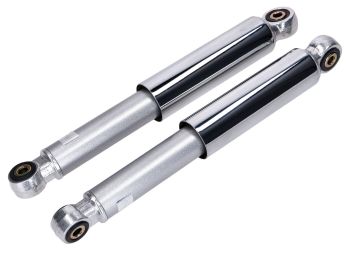 Shock absorber chrome 275mm bushing 8mm for Zündapp, Kreidler, Hercules, Puch, Sim