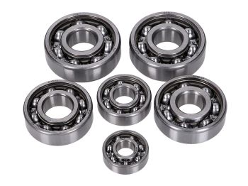 gearbox / engine bearing set SLF 6-piece for Simson S50, KR50, KR51/1, SR4, Schwalbe, Star, Sperber, Spatz, Habicht