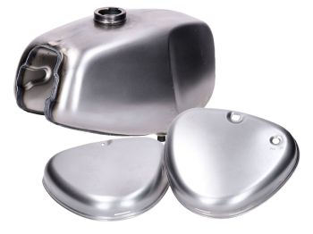 fuel tank and side cover set unpainted for Simson S50