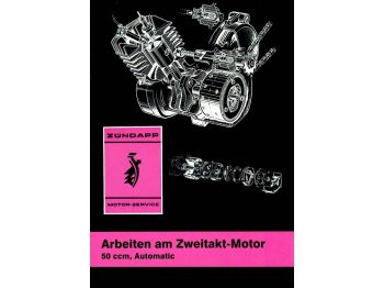 Repair instructions engine type 248 for Zündapp automatic moped