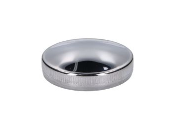 fuel tank cap aluminum chromed (w/o lock) for Simson S50, S51, SR50, Schwalbe, Sperber, Spatz, Star