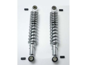 suspension struts 310mm adjustable progressive chrome for moped moped mokick