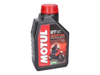 Motul engine oil 2-stroke Scooter Power synthetic 1 liter