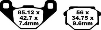 BRAKE PAD EBC FA382