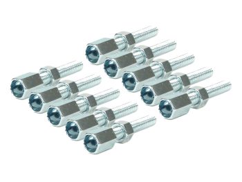 Adjuster screw set M5 x 30mm (Øinner=6.9mm) -BGM ORIGINAL- (used for clutch Vespa) - 10 pcs