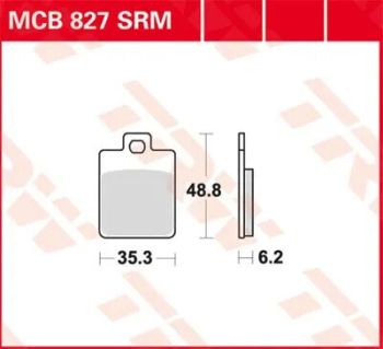 BRAKE PAD ORGANIC SCOOTER