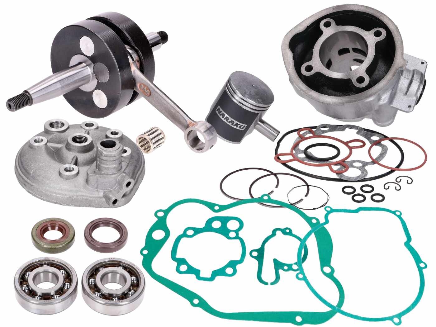 Cylinder kit NARAKU 70cc Tuning Maxi Set for Minarelli AM6, Generic, KSR-Moto, Keeway, Mot