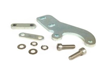 Exhaust bracket, front -BGM PRO Clubman V3.0- Lambretta 1st series, 2nd series, 3rd series - silver