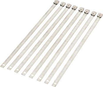 CABLE TIE SILVER 8" 8PK