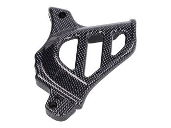 front sprocket cover carbon look for Minarelli AM, Generic, KSR-Moto, Keeway, Motobi, Ride, 1E40MA, 1E40MB