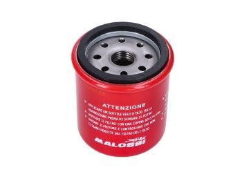 oil filter Malossi Red Chilli for Piaggio Leader, Quasar, Vespa ET4, LX, LXV, S, Primavera, Sprint, GTS 125-300cc 4-stroke AC, LC Euro2, Euro3, Euro4