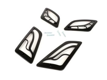 Indicator grill set -MOTO NOSTRA- Vespa GT, GTL, GTV, GTS 125-300 - matt black