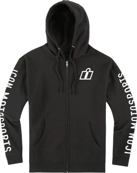 HOODIE ZIP CLASICON BLK 2X
