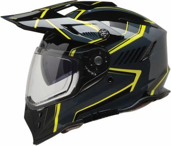 HELMET RANGE VOYAGER GY/HI-VIZ