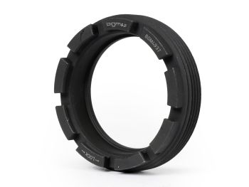 Securing castle nut for rear stroke bearing- BGM Original- VESPA Øinner=37mm, Øouter=49mm, slots=9- Vespa VNA1T, VNA2T, VNB1T, VNB2T, VNB3T, VNB4T, VNB6T, VBA1T, VBA2T, VBB1T, VBB2T, GL (VLA1T), GT (VNL1T), Sprint (VNL2T 30001-76107), GTR (VNL2T -11827