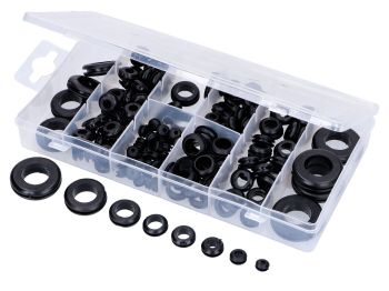 Rubber grommet assortment 180 pieces