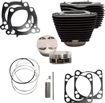 Cylinder Kit 4.25""Bore 4.625""Stroke WBlack no Highlight M8