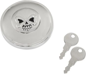 CAP N-VNT W/LOCK SKL CHR