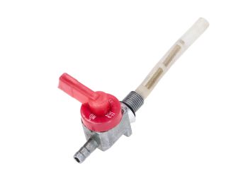 Fuel tap M10x1 red for Peugeot 103 104 Garelli Mobylette