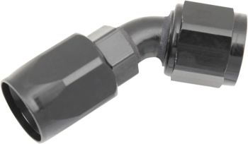 HOSE END #8 45DEG BLACK