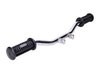 footrest tube with chrome rubbers for Zündapp GTS KS C 50