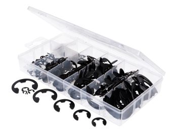 shaft circlip / snap ring assortment external 1.5-22mm 300-piece