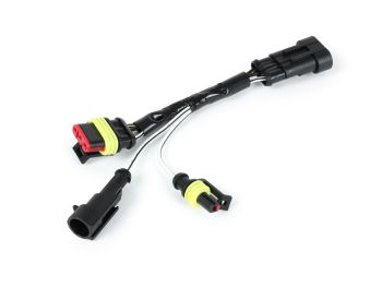 Wire adapter kit for rear indicator conversion -BGM PRO- Vespa GTS125-300 HPE (2019-) - to mount Moto Nostra LED indicators with dynamic LED sequential light