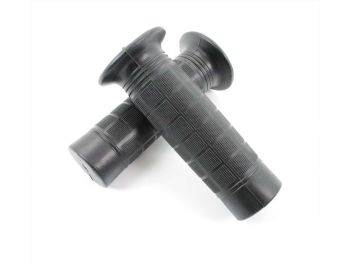 Rubber grip set grips black for Puch Maxi automatic moped moped mokick