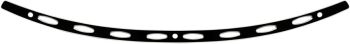 FLH TRIM 96-13 OVAL BLK