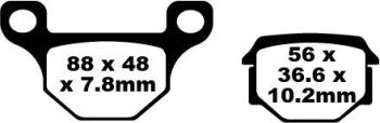 BRAKE PAD EBC FA093