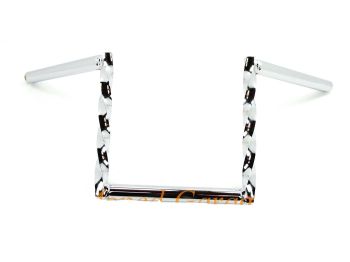 handlebar turned high chrome for moped moped