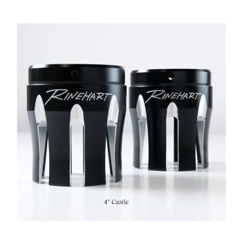 4" END CAP CASTLE BK (PR)