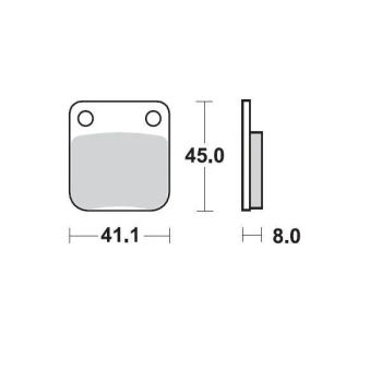 MM BRAKEPAD 090011