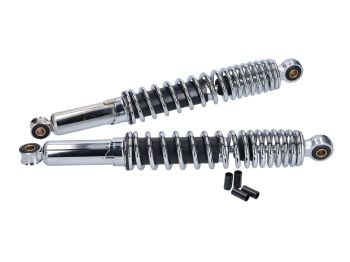 rear shock absorber set universal chrome 360mm