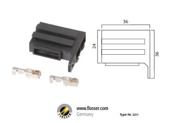 FUSEHOLDER STANDRD W/ CRIMP