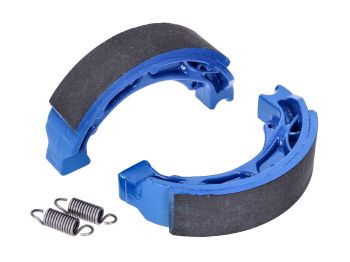 Brake shoe set Polini Sport 110x25mm incl. springs for drum brake for Aprilia
