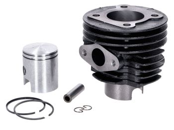 Cylinder kit cast iron 60cc 40mm piston 10mm piston pin for Puch MS, VS, MV, DS
