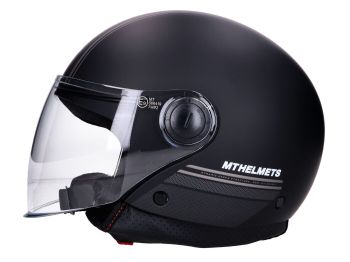 Helmet MT Street S Entire black matt - size XL (61-62cm)