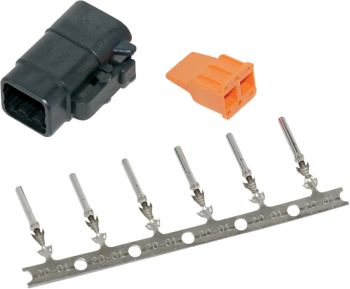 NAMZ CONN KIT 6POS 74116-98BK