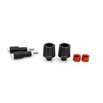 BAR END COMPASS ORANGE