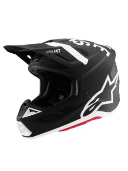 HELMET SM7 DASHER BLK/WHT 2X