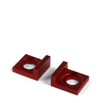 Tendeurs alu de chaine rouge - ø12mm