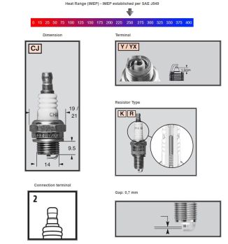 Champion Sparkplug RCJ6Y